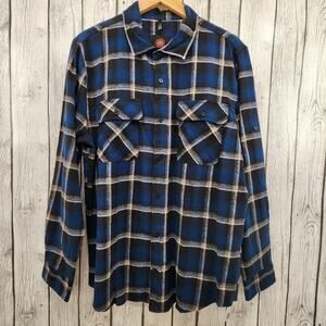 Mountain And Isles Plaid Button Down Shirt